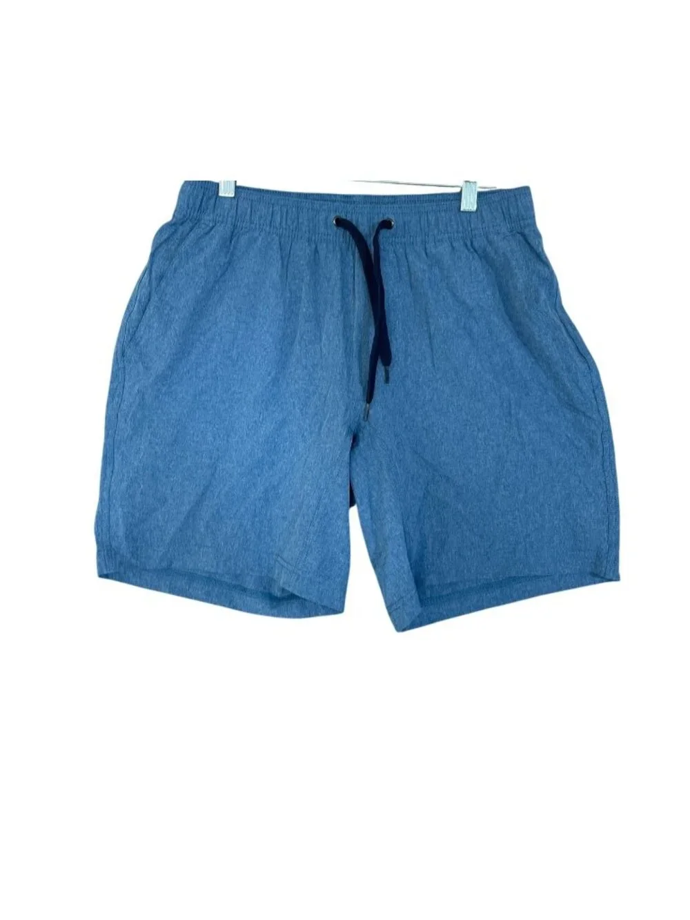NWOT Tailor Vintage Men's M Blue Swim Shorts Elastic Waist Adjustable Drawstring